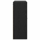 vidaXL Fali szekrény Fekete tölgy 69,5 x 34 x 90 cm Faanyag