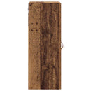 vidaXL Fali szekrény Öreg fa 34,5 x 34 x 90 cm Faanyag
