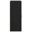 vidaXL Fali szekrény Fekete tölgy 34,5 x 34 x 90 cm Faanyag