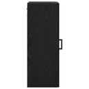 vidaXL Fali szekrény Fekete tölgy 34,5 x 34 x 90 cm Faanyag