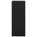 vidaXL Fali szekrény Fekete tölgy 34,5 x 34 x 90 cm Faanyag