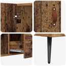 vidaXL Széf fiókkal Öreg fa 100 x 36 x 60 cm Faanyag