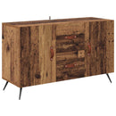 vidaXL Széf fiókkal Öreg fa 100 x 36 x 60 cm Faanyag