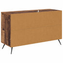 vidaXL Széf fiókkal Öreg fa 100 x 36 x 60 cm Faanyag