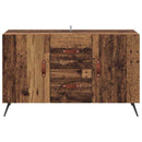 vidaXL Széf fiókkal Öreg fa 100 x 36 x 60 cm Faanyag