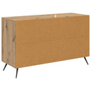 vidaXL Széf fiókkal Artisan tölgy 100 x 36 x 60 cm Faanyag