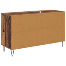 vidaXL Széf fiókkal Öreg fa 100 x 36 x 60 cm Faanyag