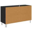 vidaXL Széf fiókkal Fekete tölgy 100 x 36 x 60 cm Faanyag