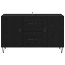 vidaXL Széf fiókkal Fekete tölgy 100 x 36 x 60 cm Faanyag