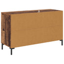 vidaXL Széf fiókkal Öreg fa 100 x 36 x 60 cm Faanyag