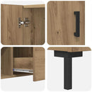 vidaXL Széf fiókkal Artisan tölgy 100 x 36 x 60 cm Faanyag