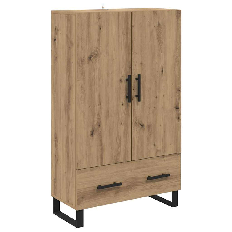 vidaXL Magasfiú fiókkal Artisan tölgy 69,5 x 30 x 115 cm Faanyag