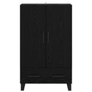 vidaXL Magasfiú fiókkal Fekete tölgy 69,5 x 30 x 115 cm Faanyag