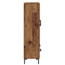 vidaXL Magasfiú fiókkal Öreg fa 69,5 x 31 x 115 cm Faanyag