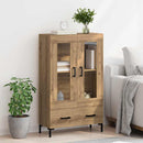 vidaXL Magasfiú Artisan tölgy 69,5 x 31 x 115 cm Szerelt Fa