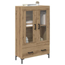 vidaXL Magasfiú Artisan tölgy 69,5 x 31 x 115 cm Szerelt Fa