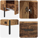 vidaXL Magasfiú fiókkal Corona Öreg fa 69,5 x 31 x 115 cm Faanyag