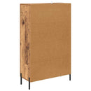 vidaXL Magasfiú fiókkal Corona Öreg fa 69,5 x 31 x 115 cm Faanyag