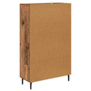 vidaXL Magasfiú fiókkal Öreg fa 69,5 x 31 x 115 cm Faanyag
