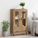vidaXL Magasfiú fiókkal Artisan tölgy 69,5 x 31 x 115 cm Faanyag