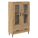 vidaXL Magasfiú fiókkal Artisan tölgy 69,5 x 31 x 115 cm Faanyag