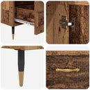 vidaXL Magasfiú fiókkal Öreg fa 69,5 x 31 x 115 cm Faanyag