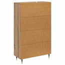 vidaXL Magasfiú Artisan tölgy 69,5 x 31 x 115 cm Faanyag