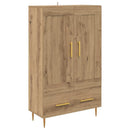 vidaXL Magasfiú fiókkal Artisan tölgy 69,5 x 31 x 115 cm Faanyag