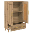 vidaXL Magasfiú fiókkal Artisan tölgy 69,5 x 31 x 115 cm Faanyag
