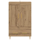 vidaXL Magasfiú fiókkal Artisan tölgy 69,5 x 31 x 115 cm Faanyag