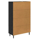 vidaXL Magasfiú fiókkal Fekete tölgy 69,5 x 31 x 115 cm Faanyag