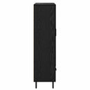 vidaXL Magasfiú fiókkal Fekete tölgy 69,5 x 31 x 115 cm Faanyag