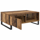 vidaXL Dohányzóasztal Öreg fa 90 x 60 x 35 cm Faanyag