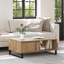 vidaXL Dohányzóasztal Artisan tölgy 90 x 60 x 35 cm Faanyag