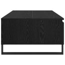 vidaXL Dohányzóasztal Fekete tölgy 90 x 60 x 35 cm Faanyag