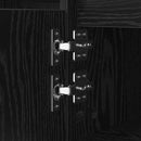 vidaXL Dohányzóasztal Fekete tölgy 104 x 60 x 35 cm Faanyag