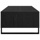 vidaXL Dohányzóasztal Fekete tölgy 104 x 60 x 35 cm Faanyag