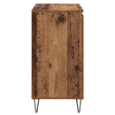 vidaXL Széf Öreg fa 60 x 35 x 70 cm Faanyag