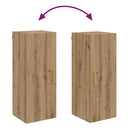 vidaXL Fali szekrény Artisan tölgy 34,5 x 34 x 90 cm Faanyag