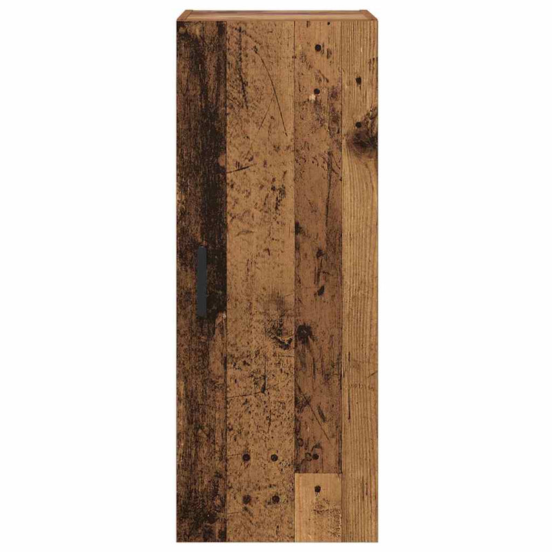 vidaXL Fali szekrény Öreg fa 34,5 x 34 x 90 cm Faanyag
