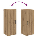 vidaXL Fali szekrény Artisan tölgy 34,5 x 34 x 90 cm Faanyag