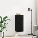 vidaXL Fali szekrény Fekete tölgy 34,5 x 34 x 90 cm Faanyag