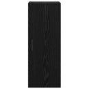 vidaXL Fali szekrény Fekete tölgy 34,5 x 34 x 90 cm Faanyag