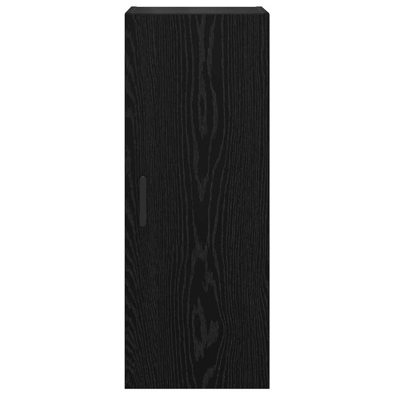 vidaXL Fali szekrény Fekete tölgy 34,5 x 34 x 90 cm Faanyag