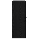 vidaXL Fali szekrény Fekete tölgy 34,5 x 34 x 90 cm Faanyag