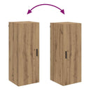 vidaXL Fali szekrény Artisan tölgy 34,5 x 34 x 90 cm Faanyag