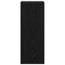 vidaXL Fali szekrény Fekete tölgy 34,5 x 34 x 90 cm Faanyag
