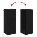 vidaXL Fali szekrény Fekete tölgy 34,5 x 34 x 90 cm Faanyag