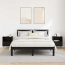 vidaXL Éjjeliszekrény 2 pcs Fekete tölgy 40 x 35 x 50 cm Faanyag