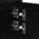 vidaXL Éjjeliszekrény 2 pcs Fekete tölgy 40 x 35 x 50 cm Faanyag